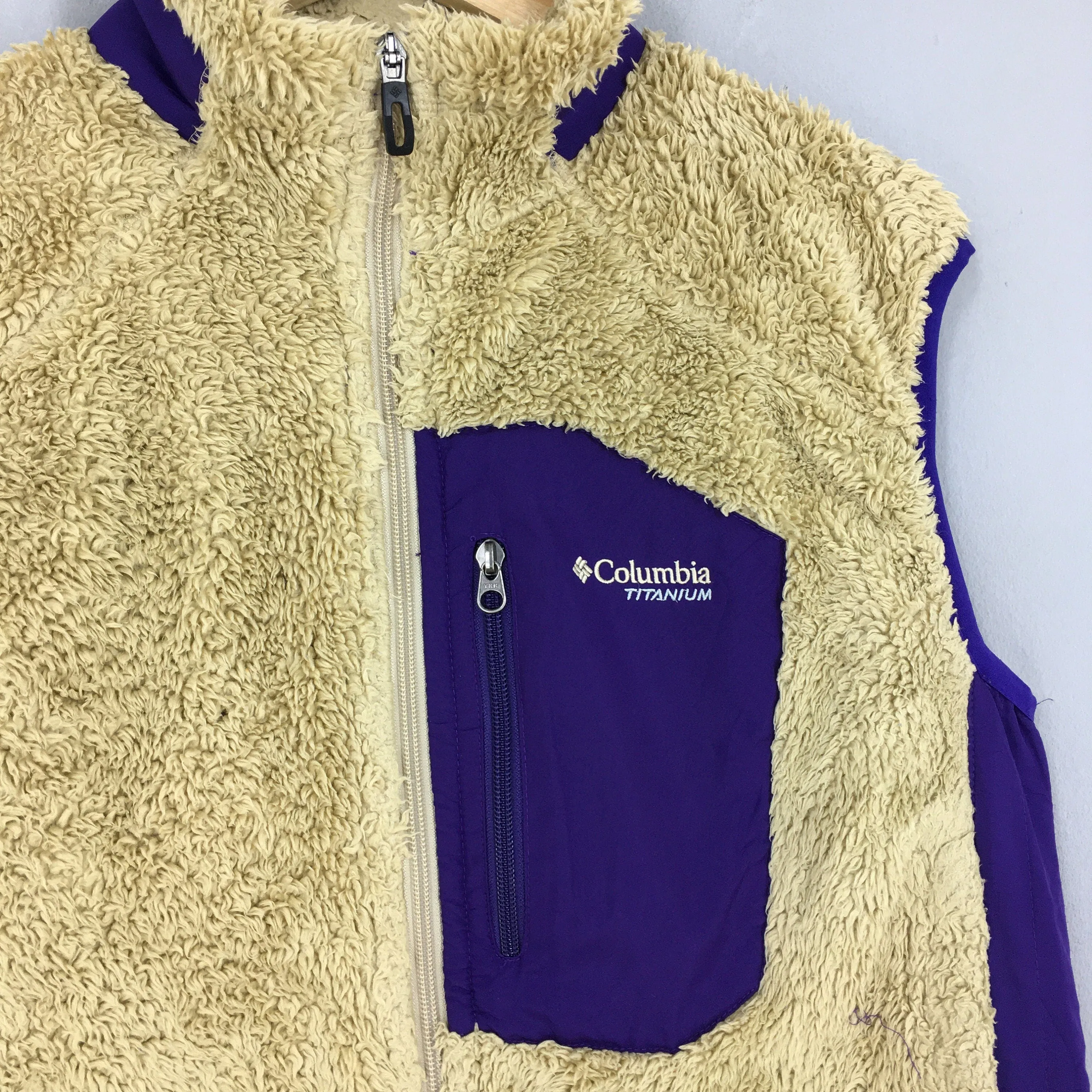 Columbia Fleece Vest Jacket Medium