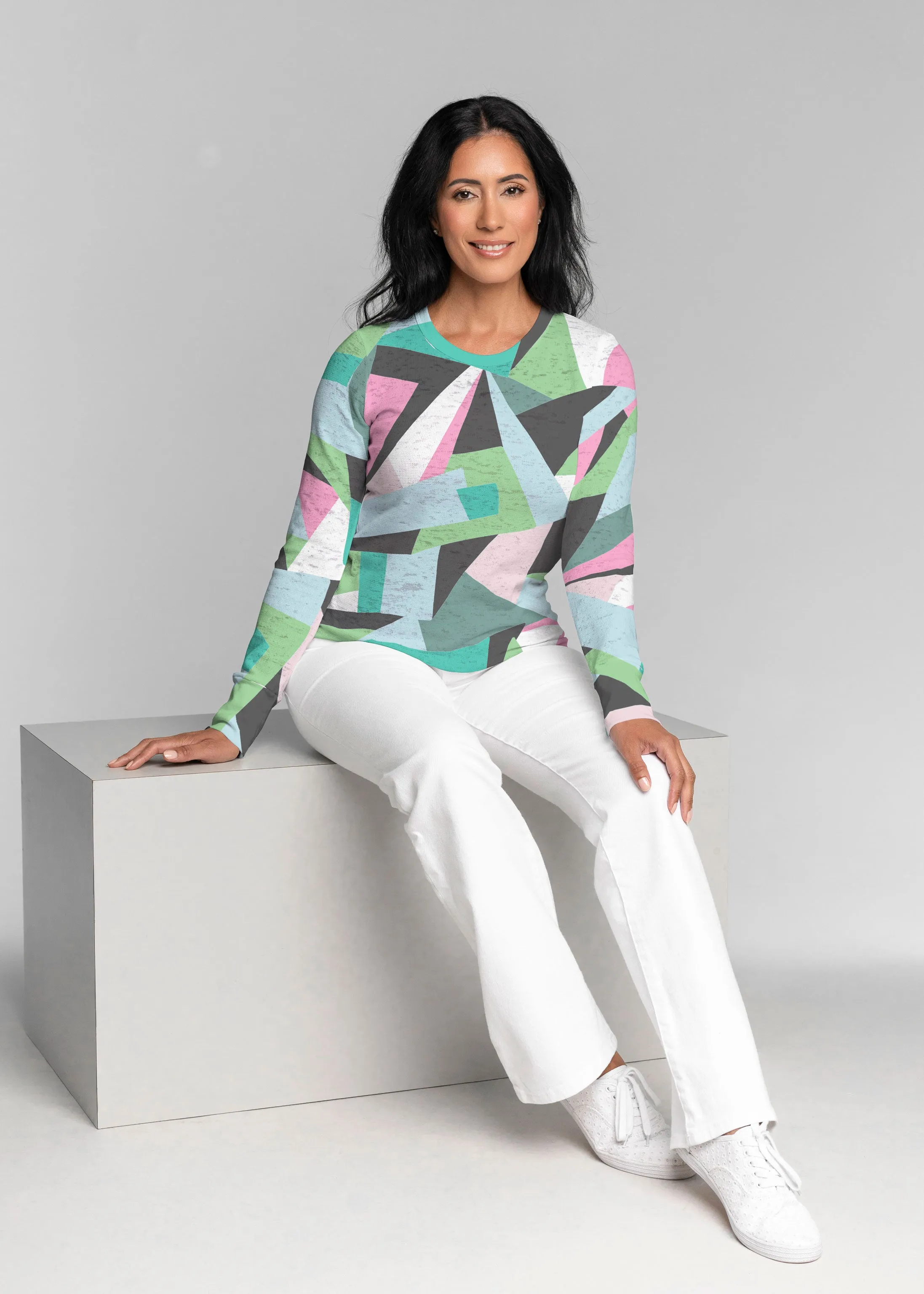 Gems (14314) ~ Thermal Long Sleeve Crew Shirt