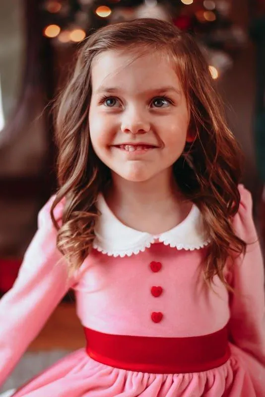 Girl's Holiday Twirl Dress - Jolly Little Helper