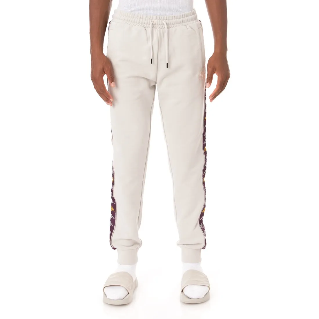 KAPPA 222 BANDA ALANZ 3 SWEATPANTS - GREY SILVER