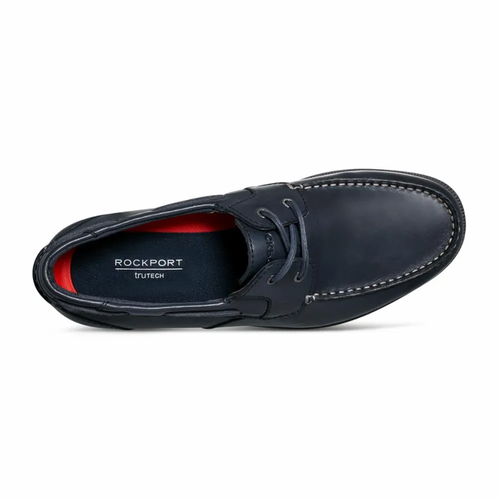 Rockport Men  SOUTHPORTBOATSHOE LACEUP PEACOAT/LUCCA SOFT RB1.8-2.0MM