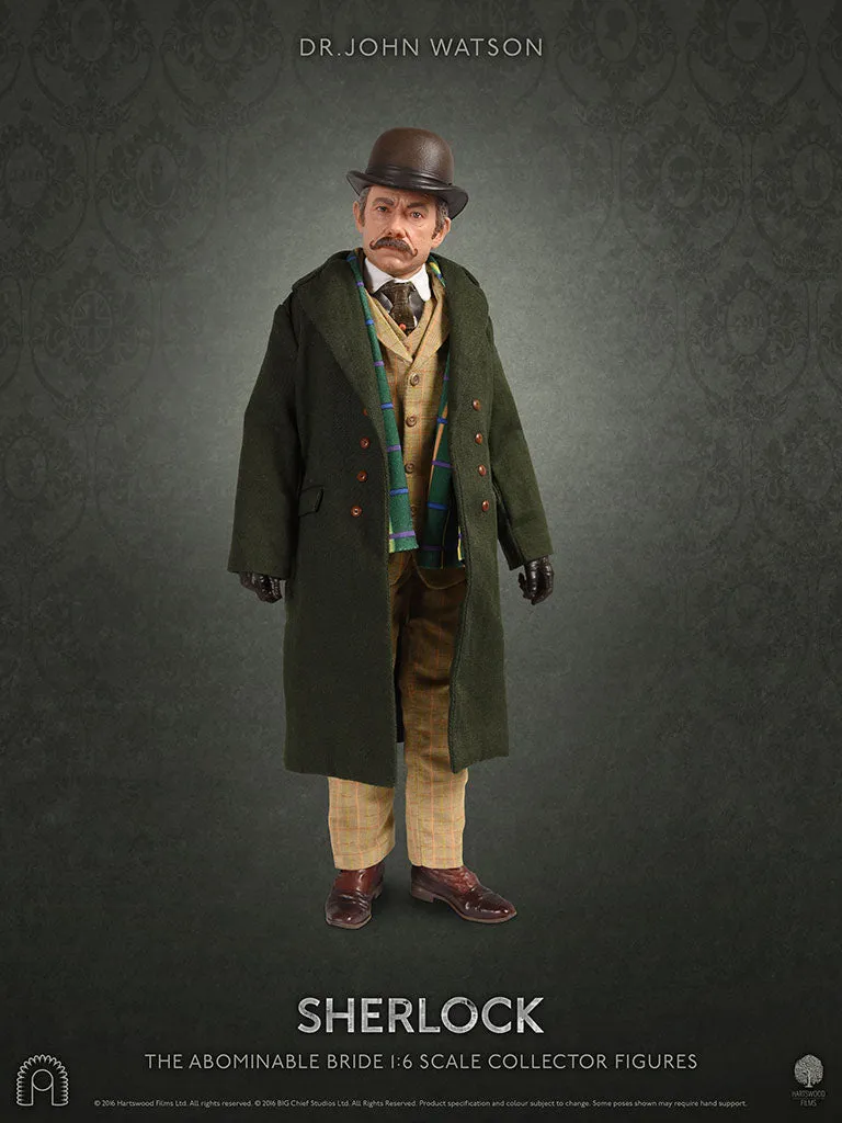 SHERLOCK: SHERLOCK HOLMES & Dr JOHN WATSON "THE ABOMINABLE BRIDE" - coffret de 2 figurines articulées 1/6 30 cm
