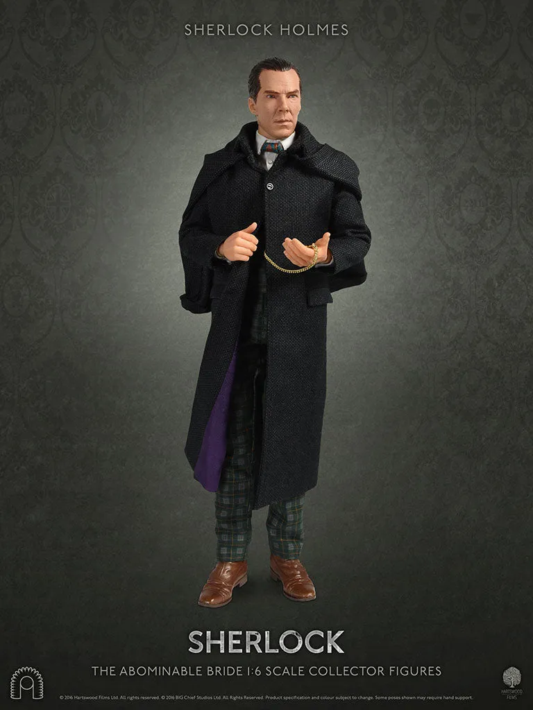 SHERLOCK: SHERLOCK HOLMES & Dr JOHN WATSON "THE ABOMINABLE BRIDE" - coffret de 2 figurines articulées 1/6 30 cm