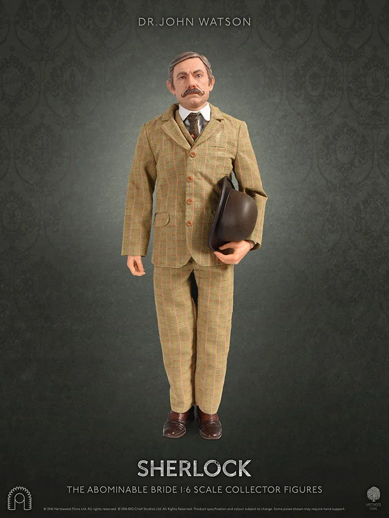 SHERLOCK: SHERLOCK HOLMES & Dr JOHN WATSON "THE ABOMINABLE BRIDE" - coffret de 2 figurines articulées 1/6 30 cm