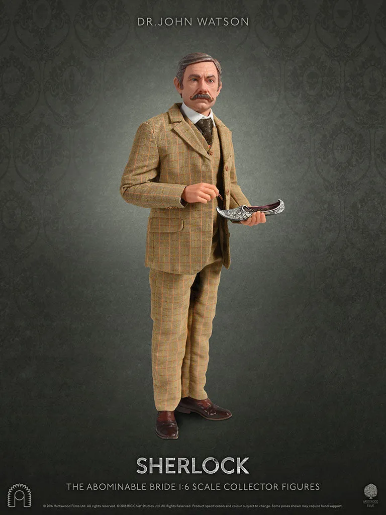 SHERLOCK: SHERLOCK HOLMES & Dr JOHN WATSON "THE ABOMINABLE BRIDE" - coffret de 2 figurines articulées 1/6 30 cm