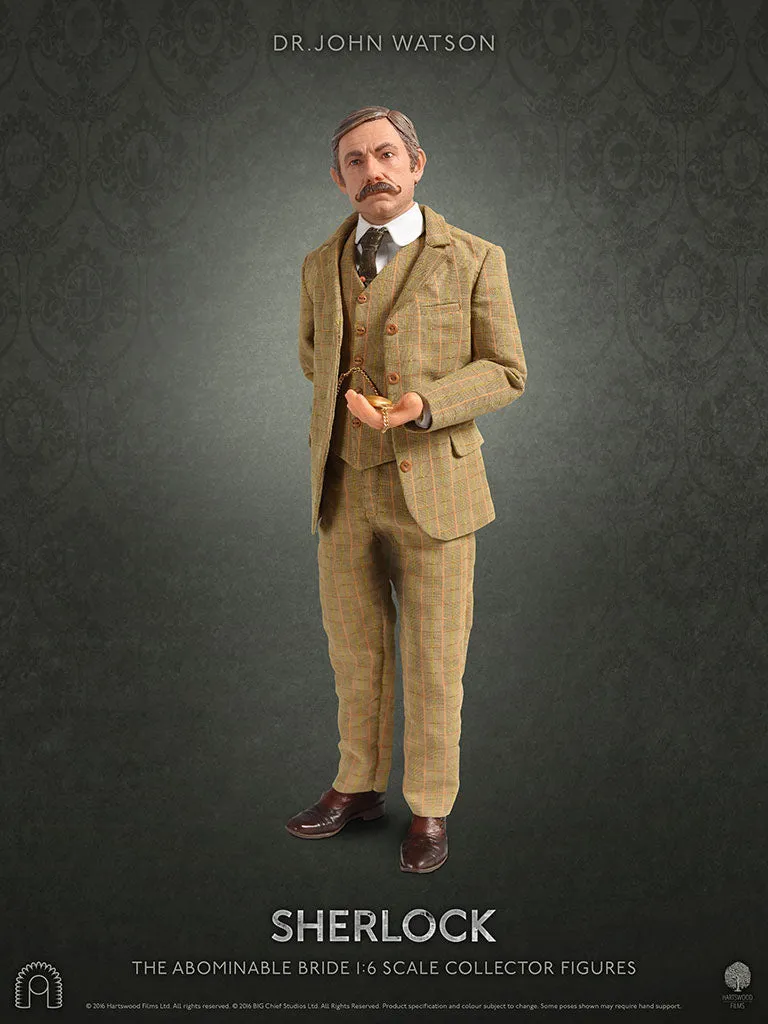 SHERLOCK: SHERLOCK HOLMES & Dr JOHN WATSON "THE ABOMINABLE BRIDE" - coffret de 2 figurines articulées 1/6 30 cm