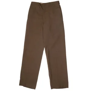 VINTAGE US ARMY WOOL TROUSERS TYPE 2 PANTS 1977 SIZE 32X33